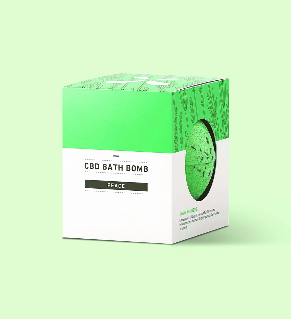 Custom CBD BathBomb Boxes