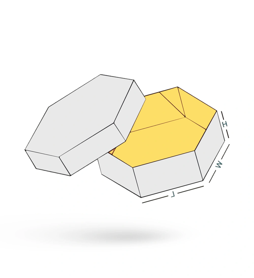 Custom Hexagon Boxes