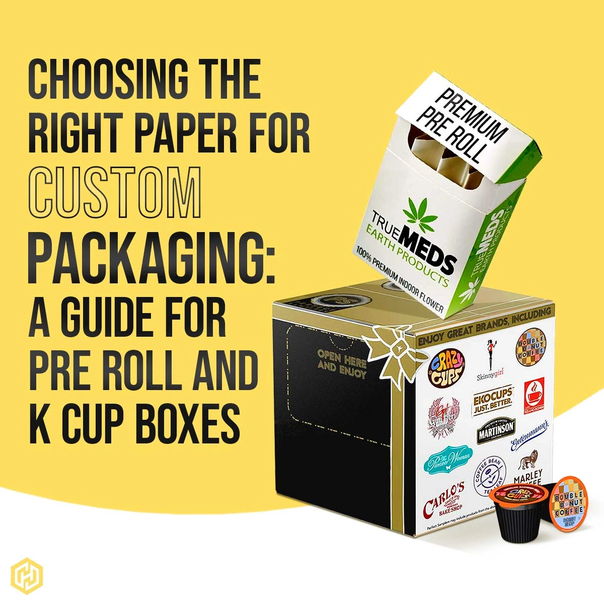 Choosing the Right Paper for Custom Packaging: A Guide for Pre Roll and K Cup Boxes