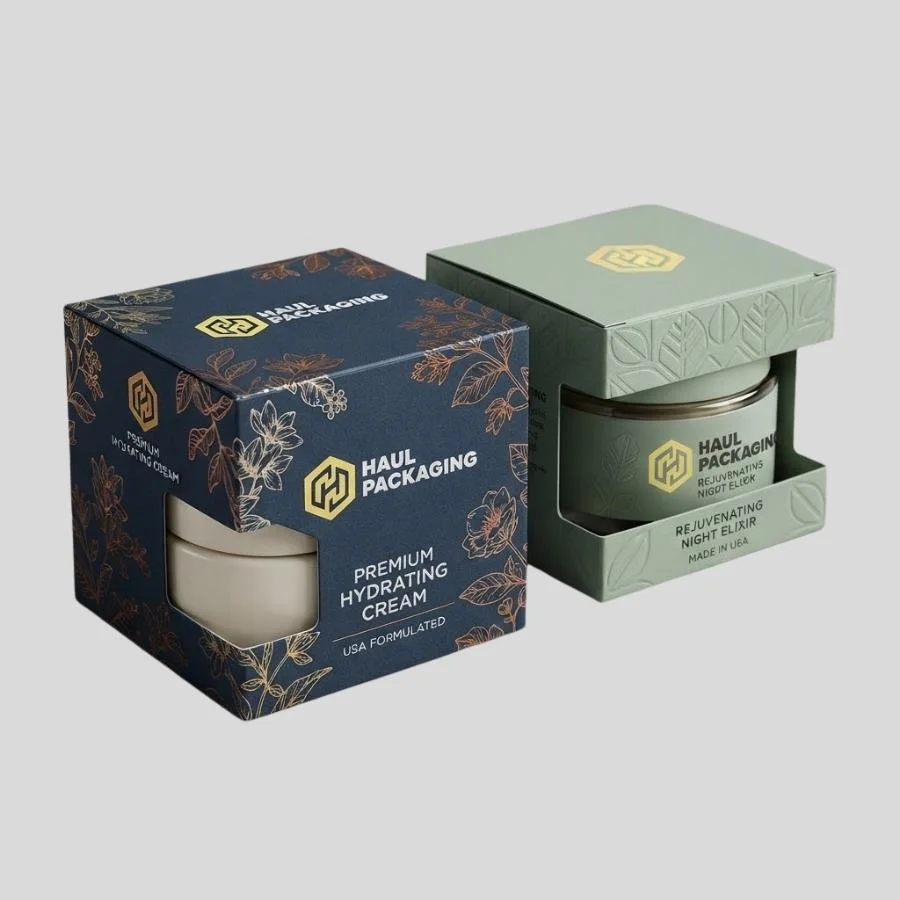 Custom Cream Boxes
