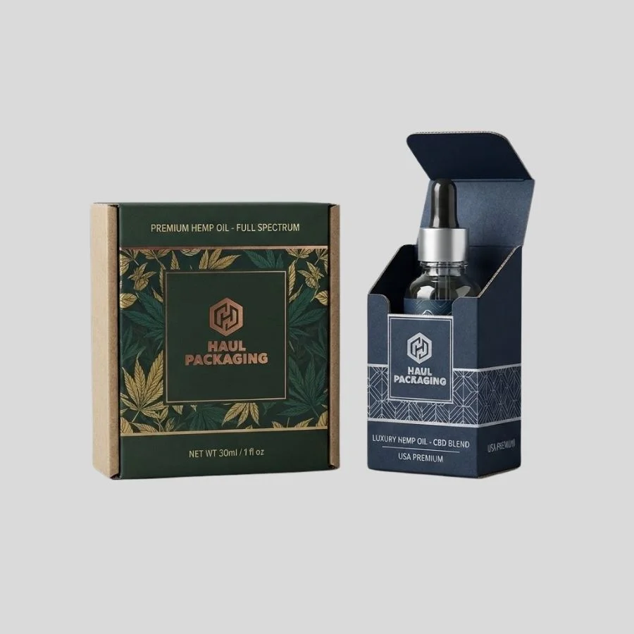 Custom Hemp Oil Boxes