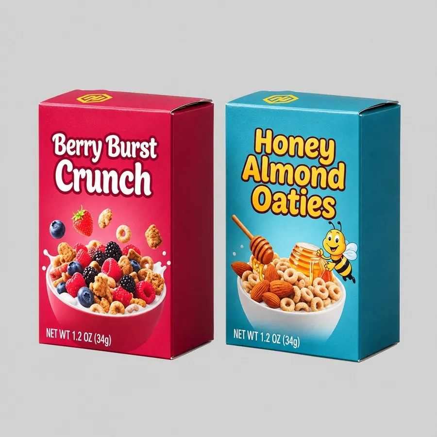 Mini Cereal Boxes