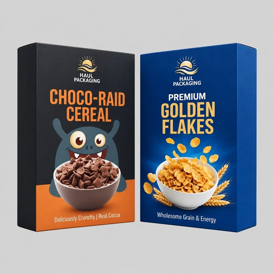 Custom Printed Cereal Boxes